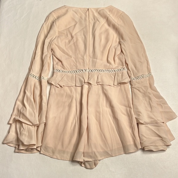 For Love & Lemons Emelia Romper Dusty Pink - Picture 7 of 10